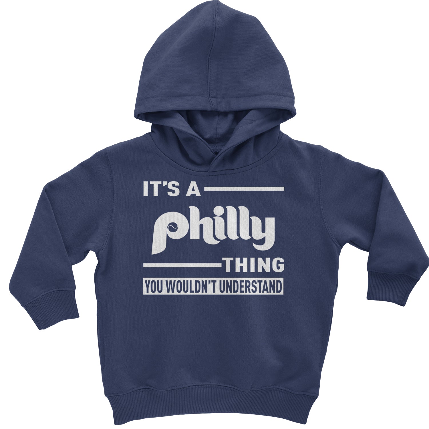 It's A Philly Thing, You Wouldn't Understand Toddler Hoodie And Infant Fleece Romper Black