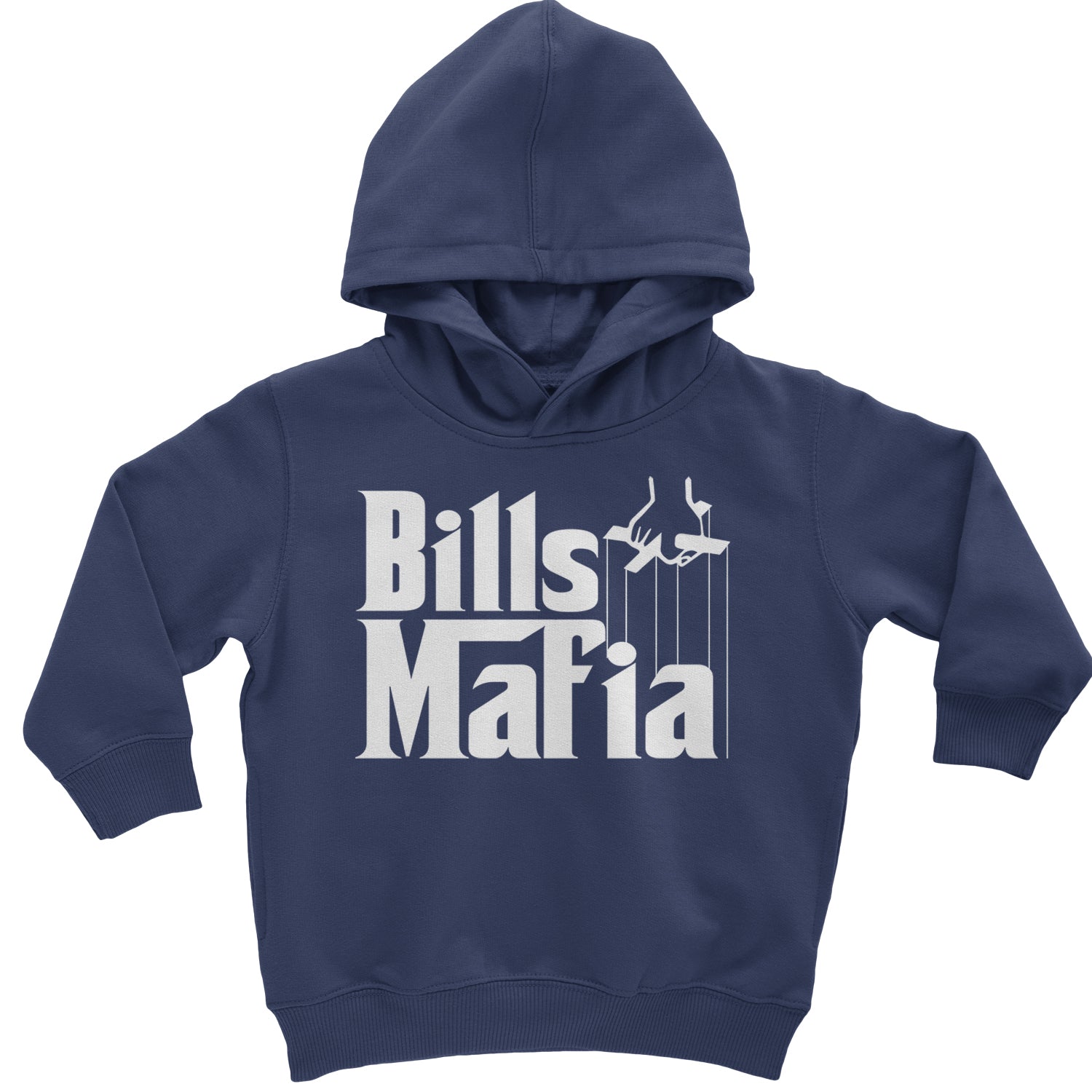 Mafia Bills Mafia Godfather Toddler Hoodie And Infant Fleece Romper Navy Blue