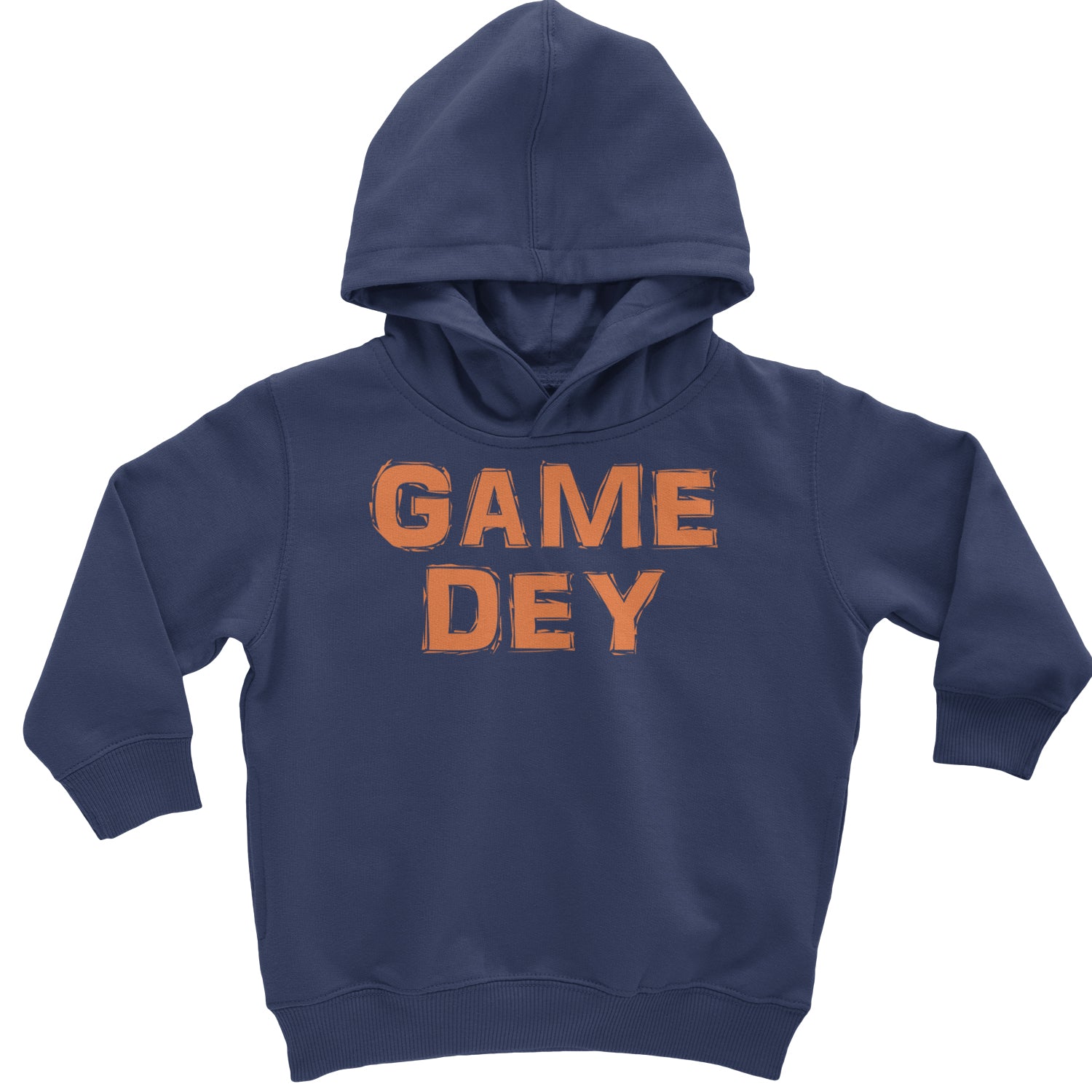 Game Dey Cincinnati Football Toddler Hoodie And Infant Fleece Romper Navy Blue