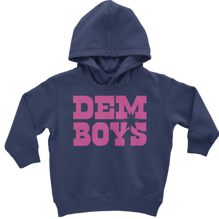Dem Boys Hot Pink Dallas  Toddler Hoodie Or Infant Fleece Romper