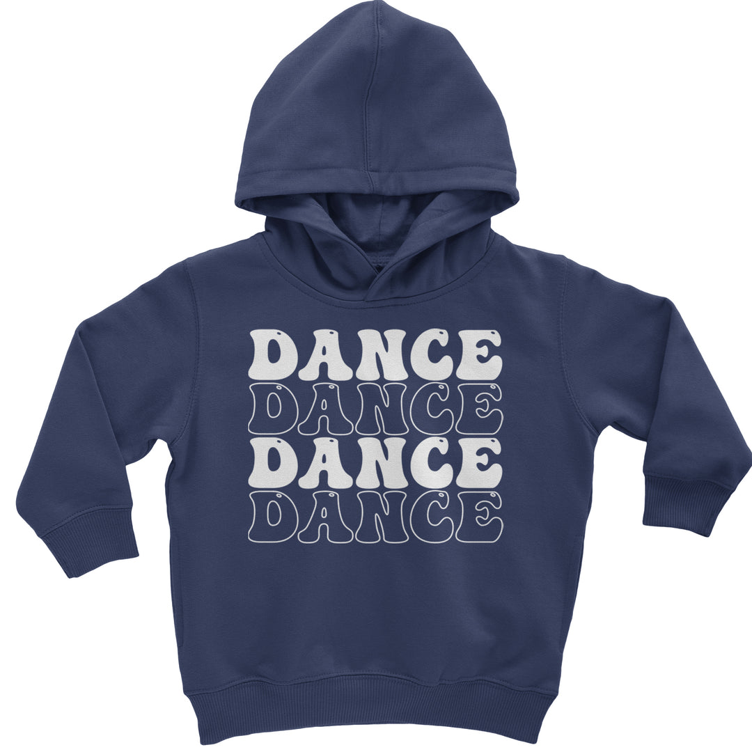 Dance Dance Dance Dance Toddler Hoodie And Infant Fleece Romper Navy Blue