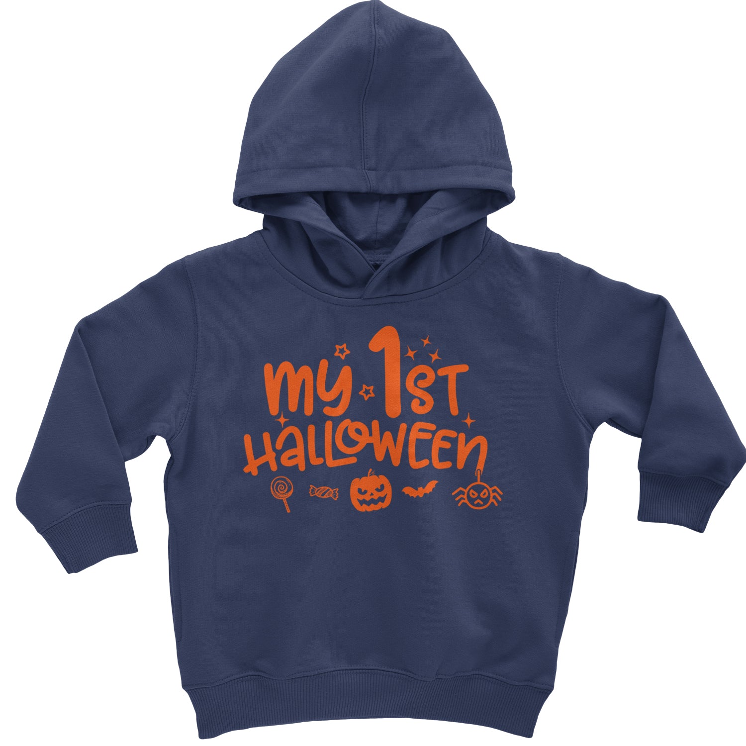 My First Halloween Toddler Hoodie And Infant Fleece Romper Black