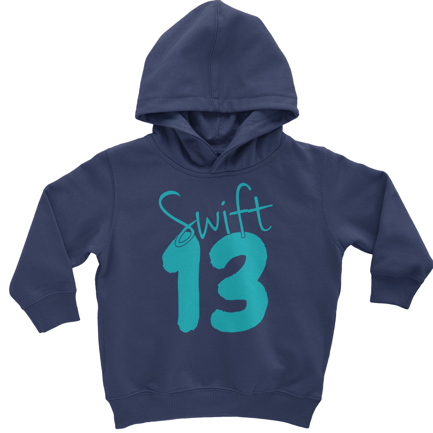 13 Swift 13 Lucky Number Era TTPD Toddler Hoodie And Infant Fleece Romper Navy Blue