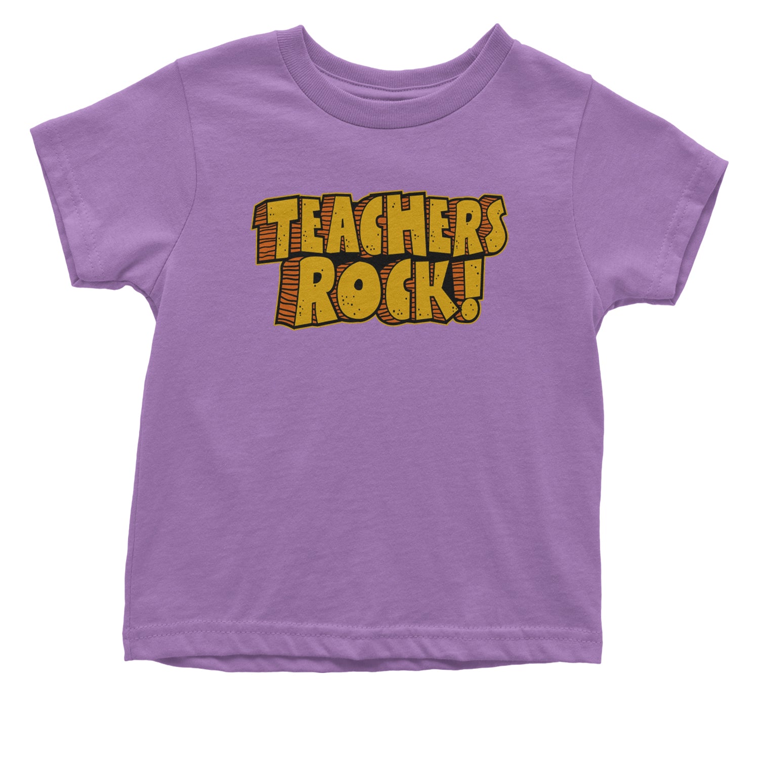 Teachers Rock Retro Infant One-Piece Romper Bodysuit and Toddler T-shirt Lavender