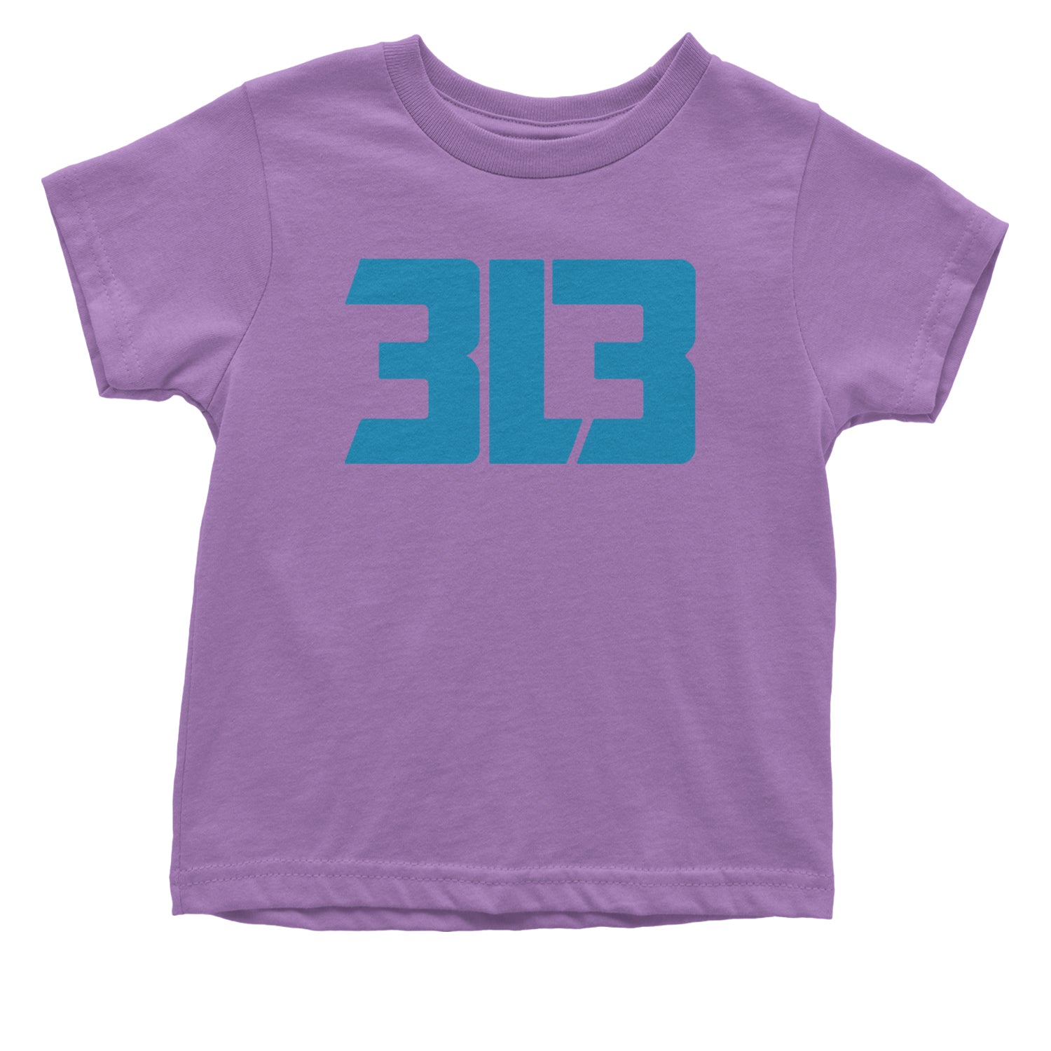 3L3 From The 313 Detroit Football Infant One-Piece Romper Bodysuit and Toddler T-shirt Lavender