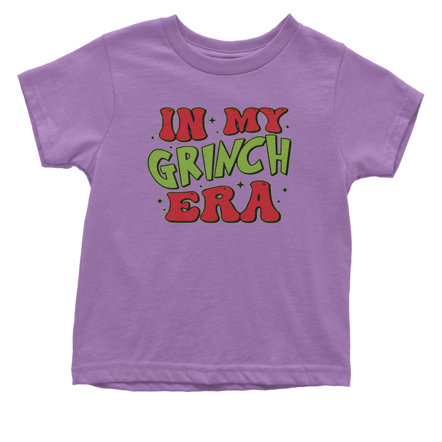 In My Gr-nch Era Jolly Merry Christmas Infant One-Piece Romper Bodysuit and Toddler T-shirt Lavender