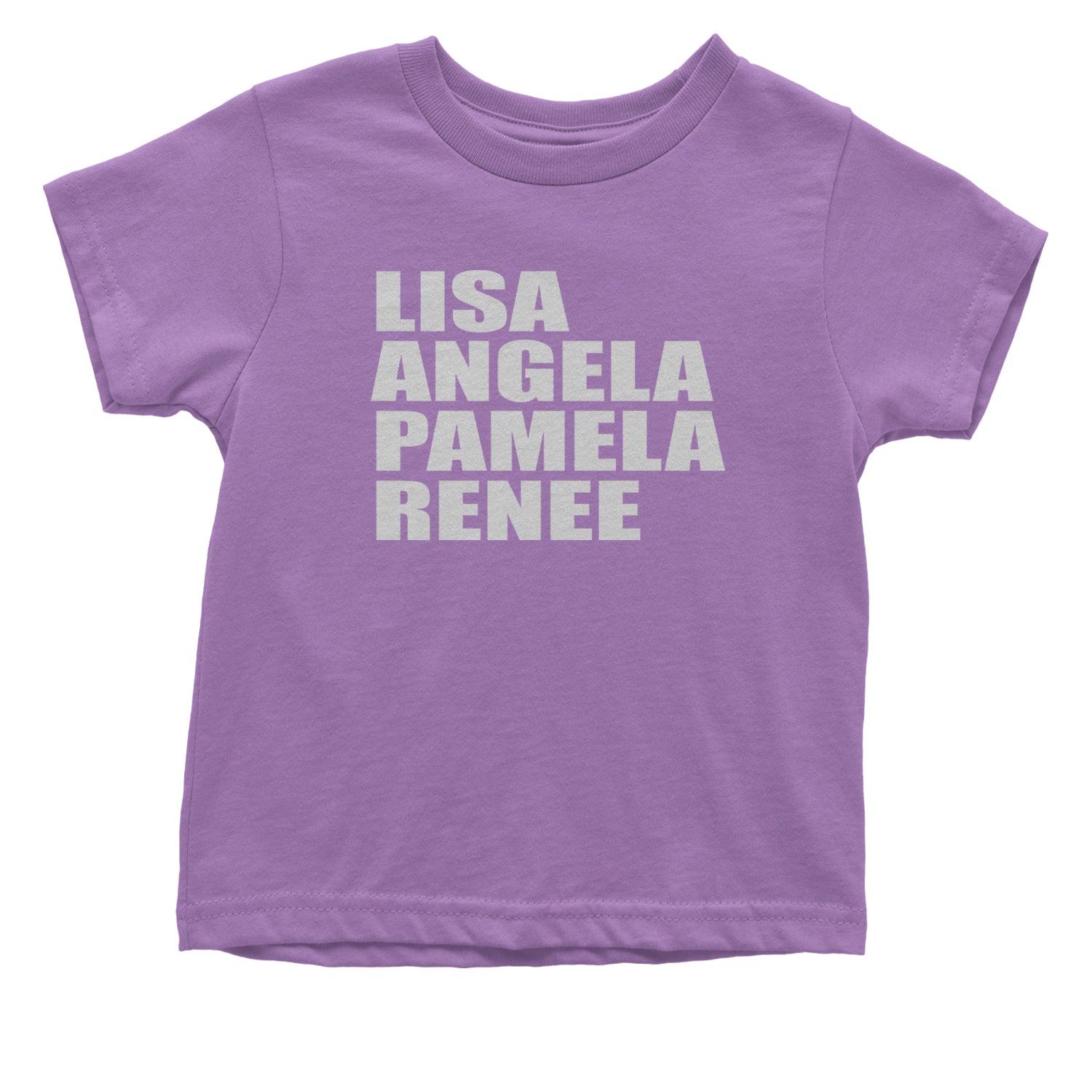 Lisa Angela Pamela Renee Around The Way Girl Infant One-Piece Romper Bodysuit and Toddler T-shirt Lavender