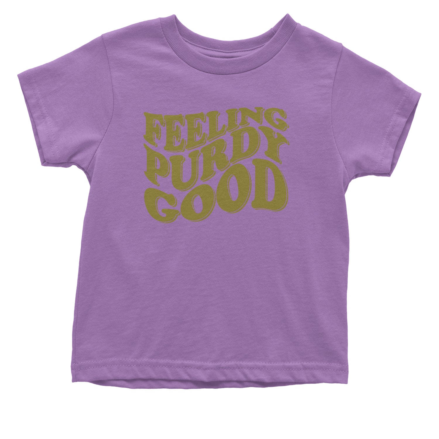 Feeling Purdy Good San Francisco Infant One-Piece Romper Bodysuit and Toddler T-shirt Lavender