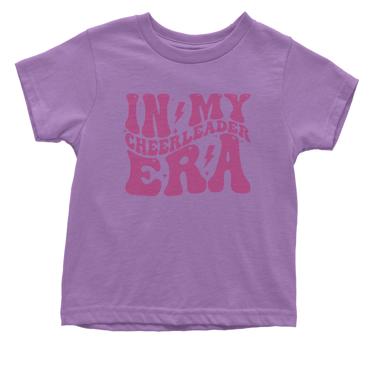 In My Cheerleader Era Infant One-Piece Romper Bodysuit and Toddler T-shirt Lavender