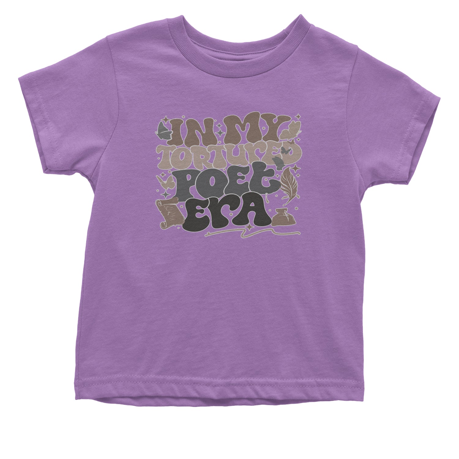 In My Tortured Poet Era TTPD Music Infant One-Piece Romper Bodysuit and Toddler T-shirt Lavender