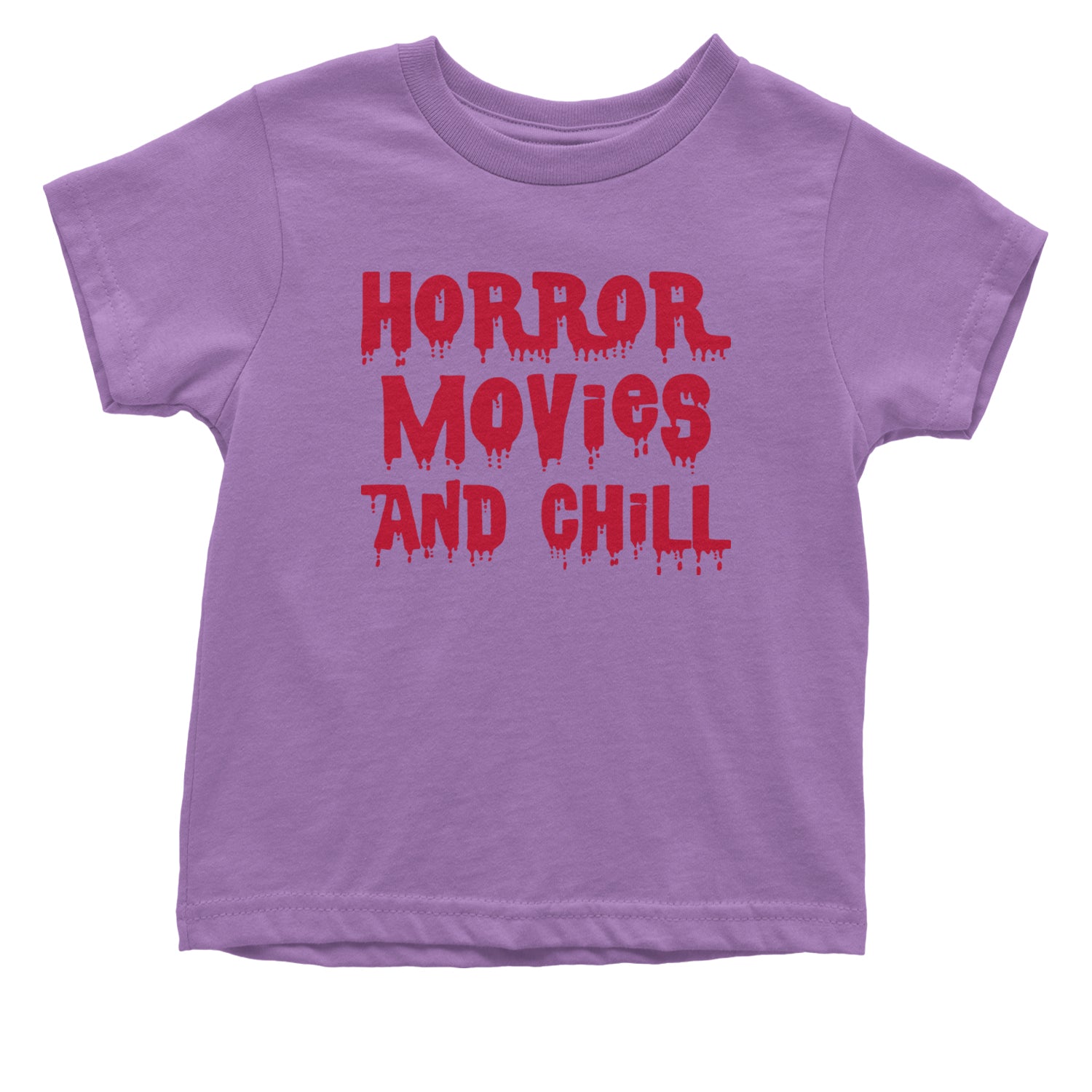 Horror Movies and Chill Infant One-Piece Romper Bodysuit and Toddler T-shirt Lavender