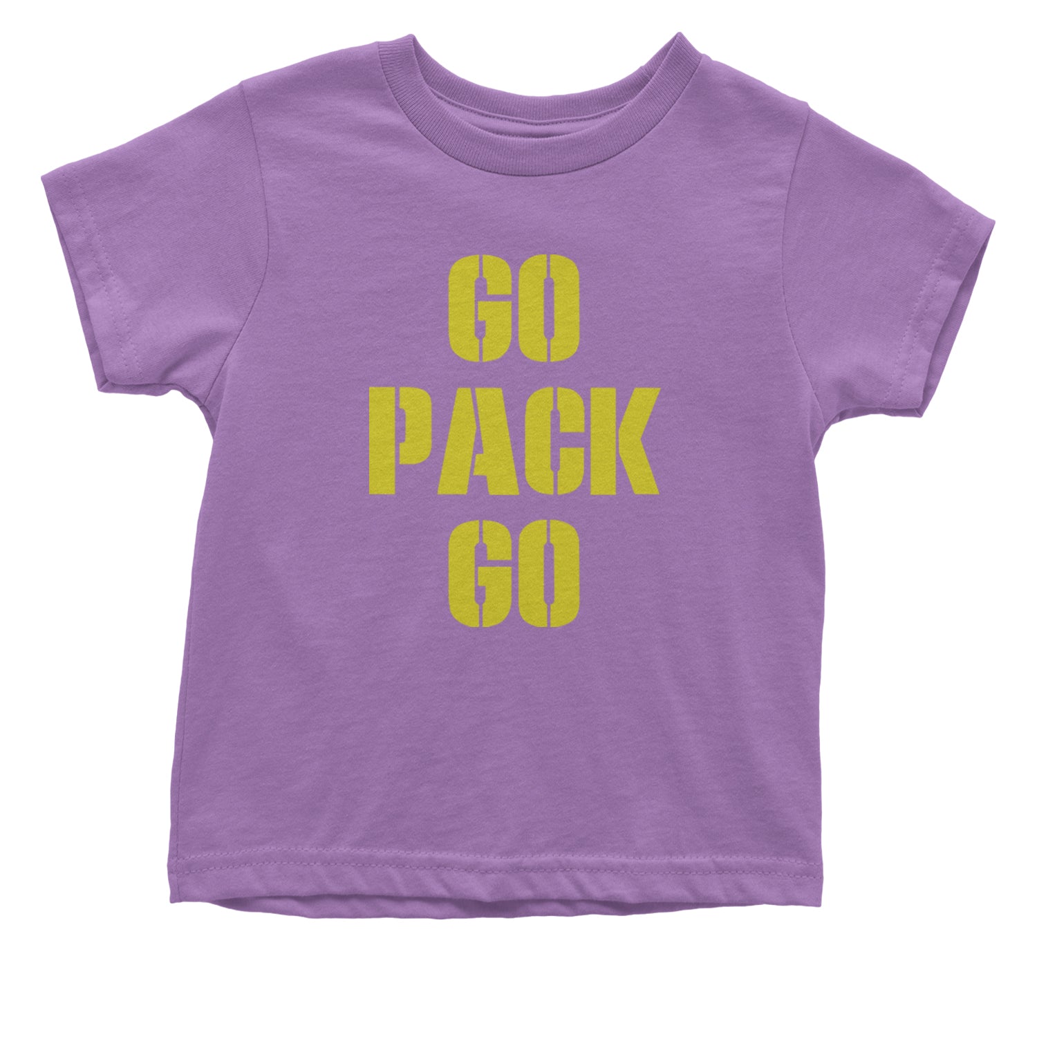 Go Pack Go Green Bay Infant One-Piece Romper Bodysuit and Toddler T-shirt Lavender