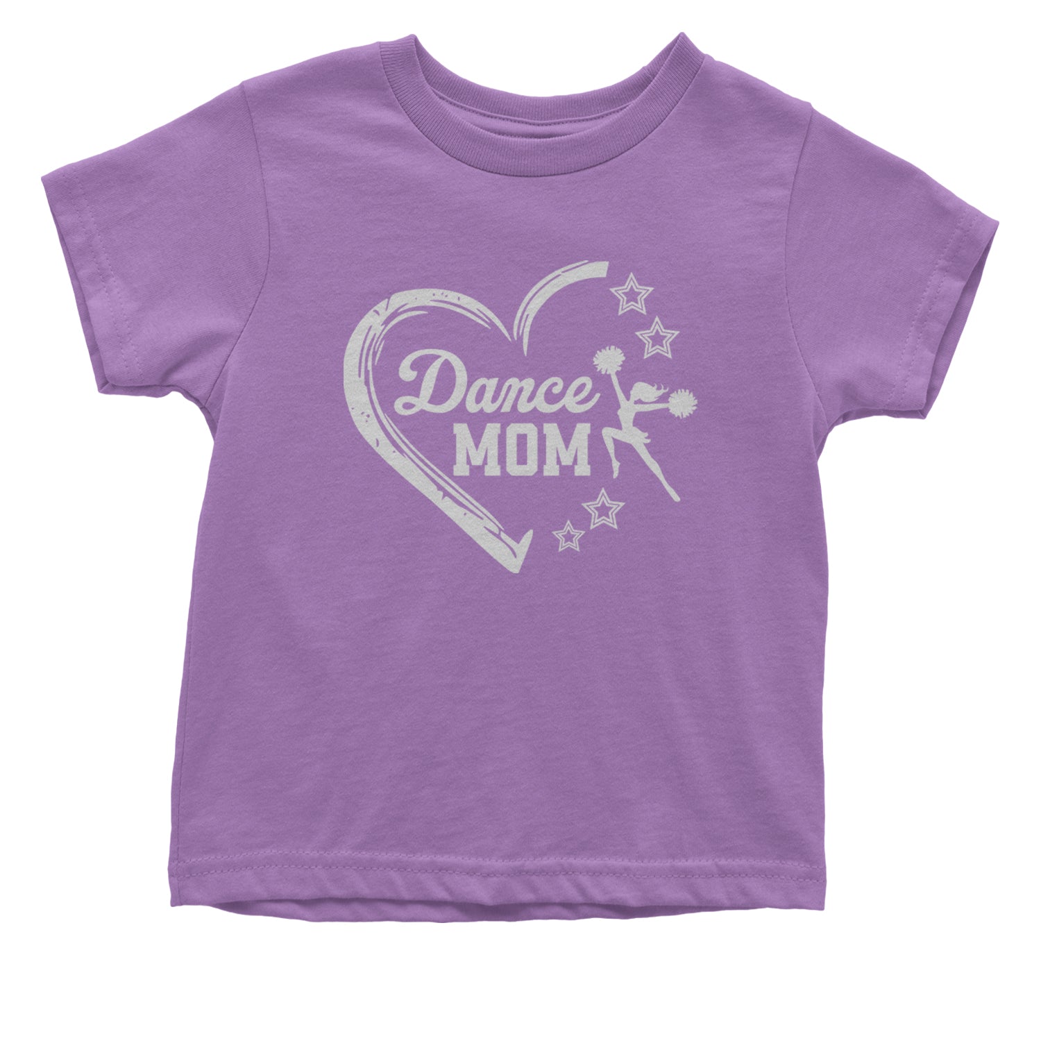 Heart Dance Mom Love Infant One-Piece Romper Bodysuit and Toddler T-shirt Lavender