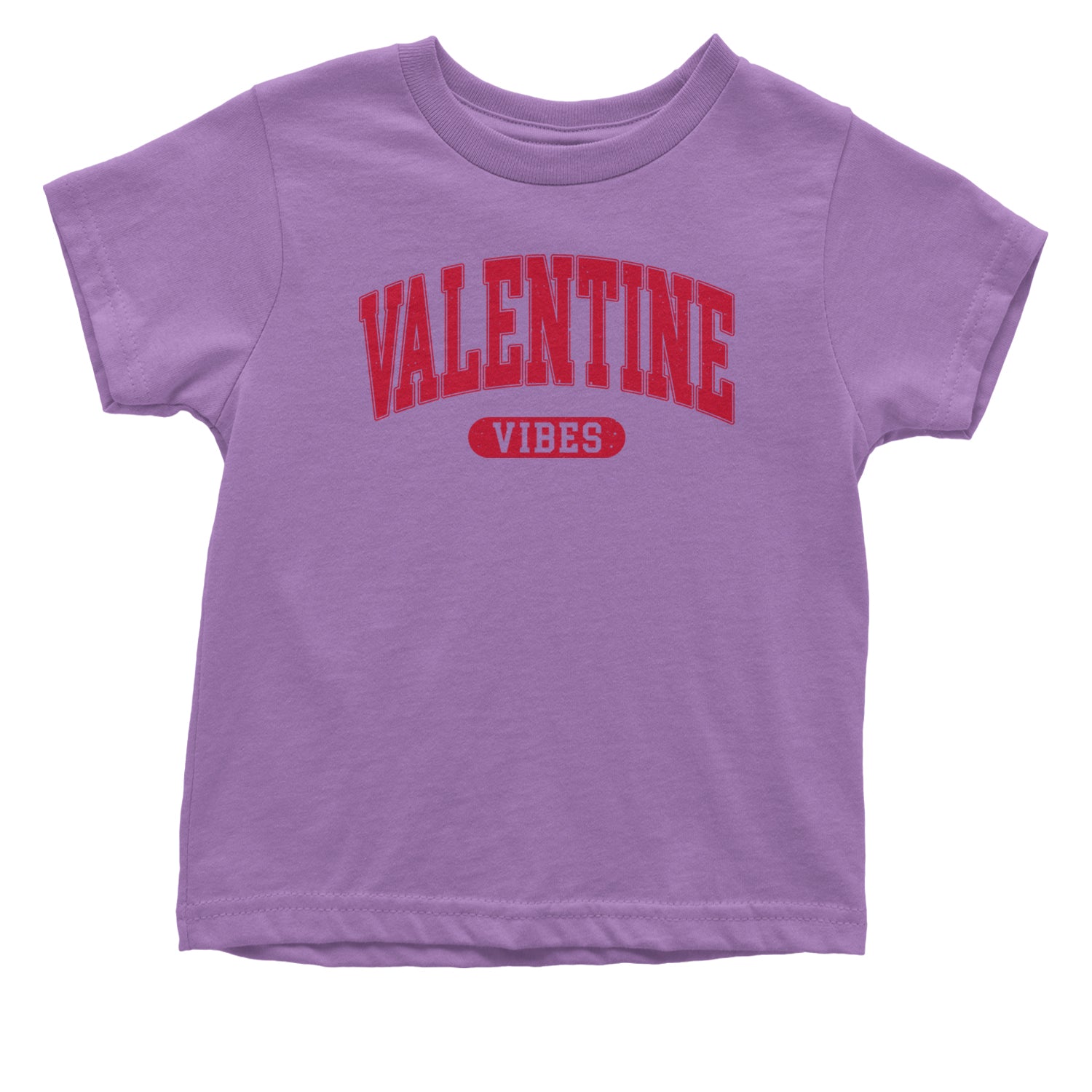 Valentines Vibes Infant One-Piece Romper Bodysuit and Toddler T-shirt Lavender