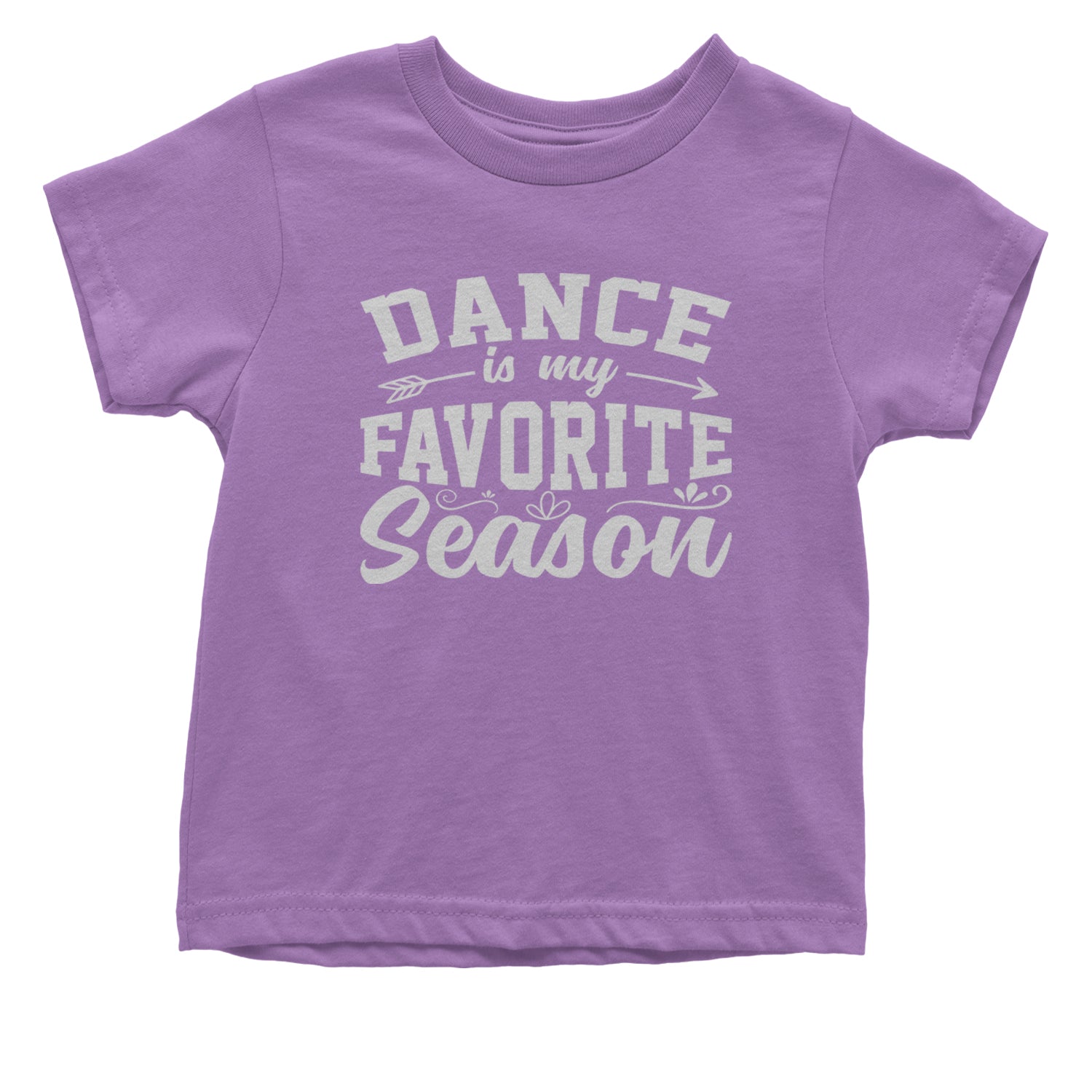 Dance Is My Favorite Season Infant One-Piece Romper Bodysuit and Toddler T-shirt Lavender