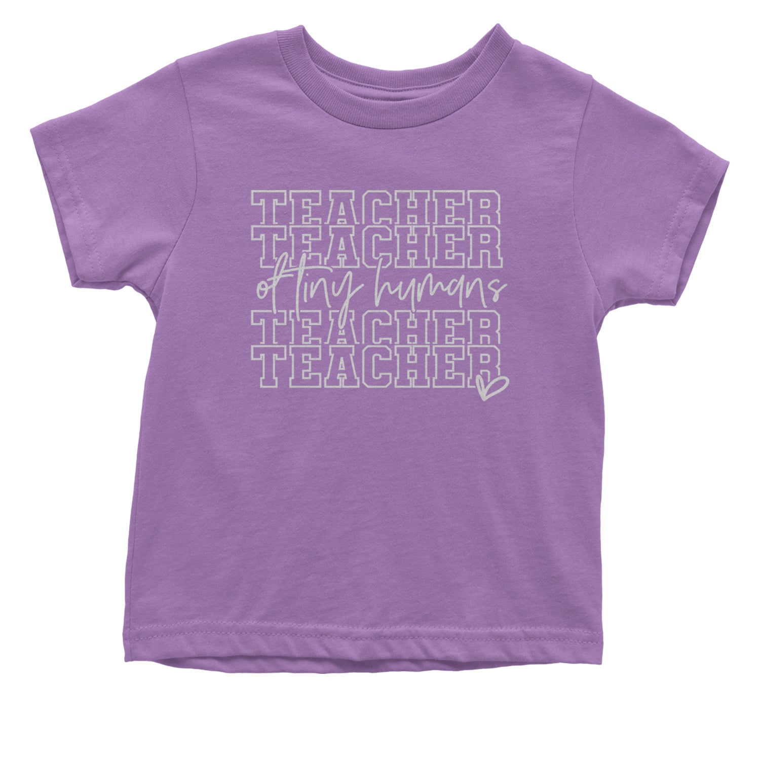 Teacher Of Tiny Humans Infant One-Piece Romper Bodysuit and Toddler T-shirt Lavender