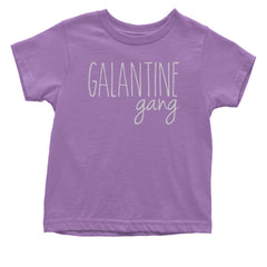 Galentine Gang Valentine's Shirt graphic on Onesie and Toddler T-Shirt alternate view 4