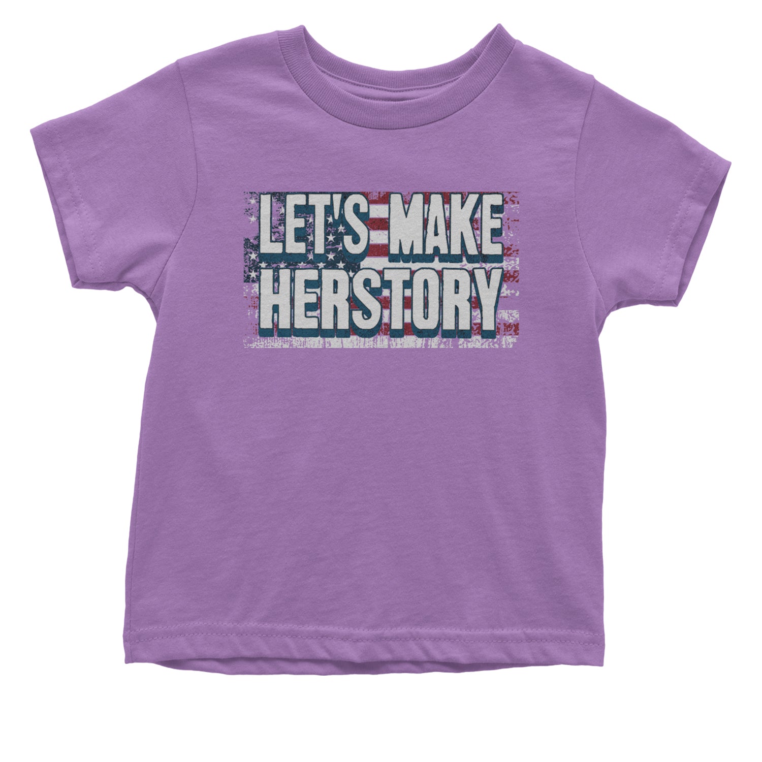 Lets Make Herstory - Support Kamala Harris For President 2024 Infant One-Piece Romper Bodysuit and Toddler T-shirt Lavender