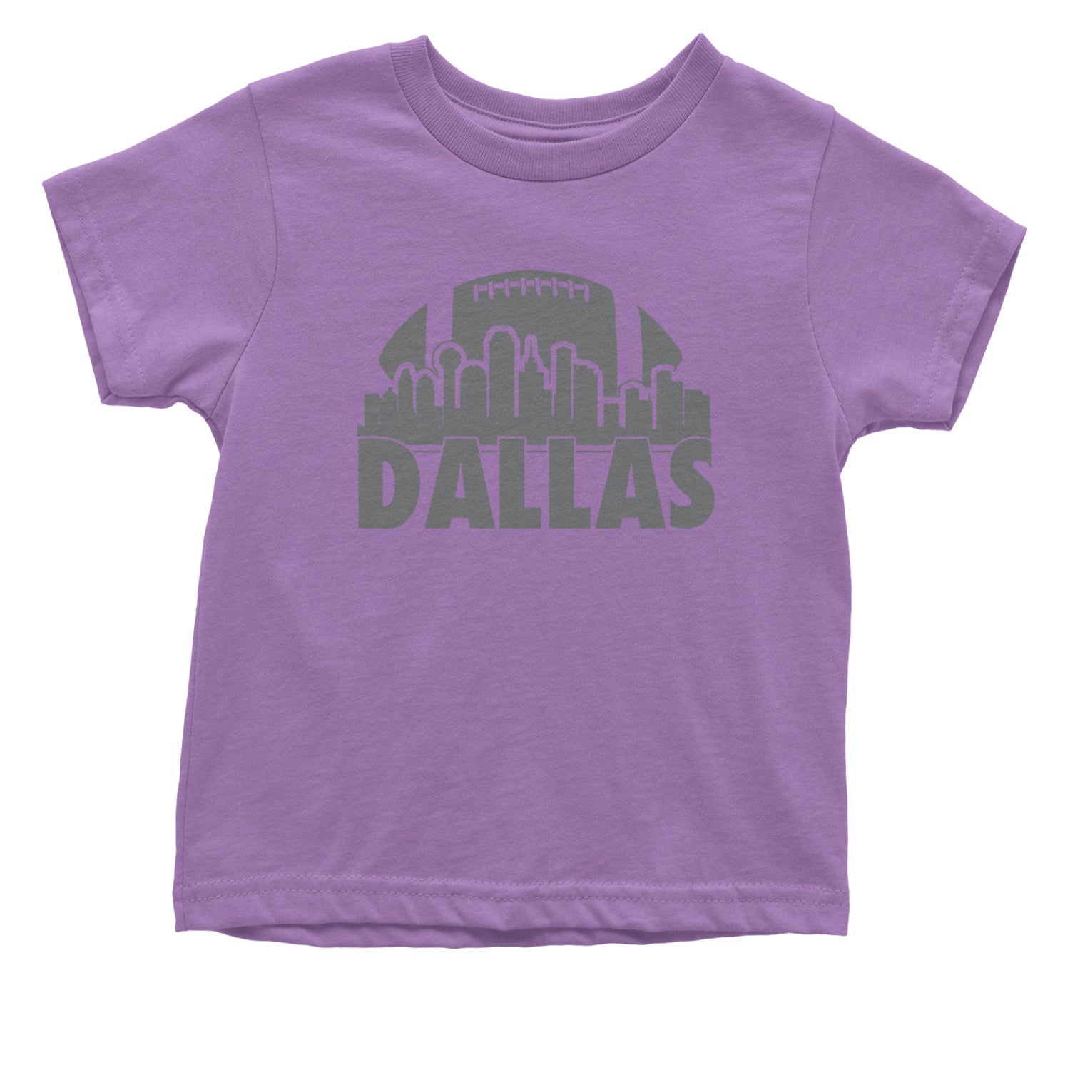 Dallas Texas Skyline Infant One-Piece Romper Bodysuit and Toddler T-shirt Lavender