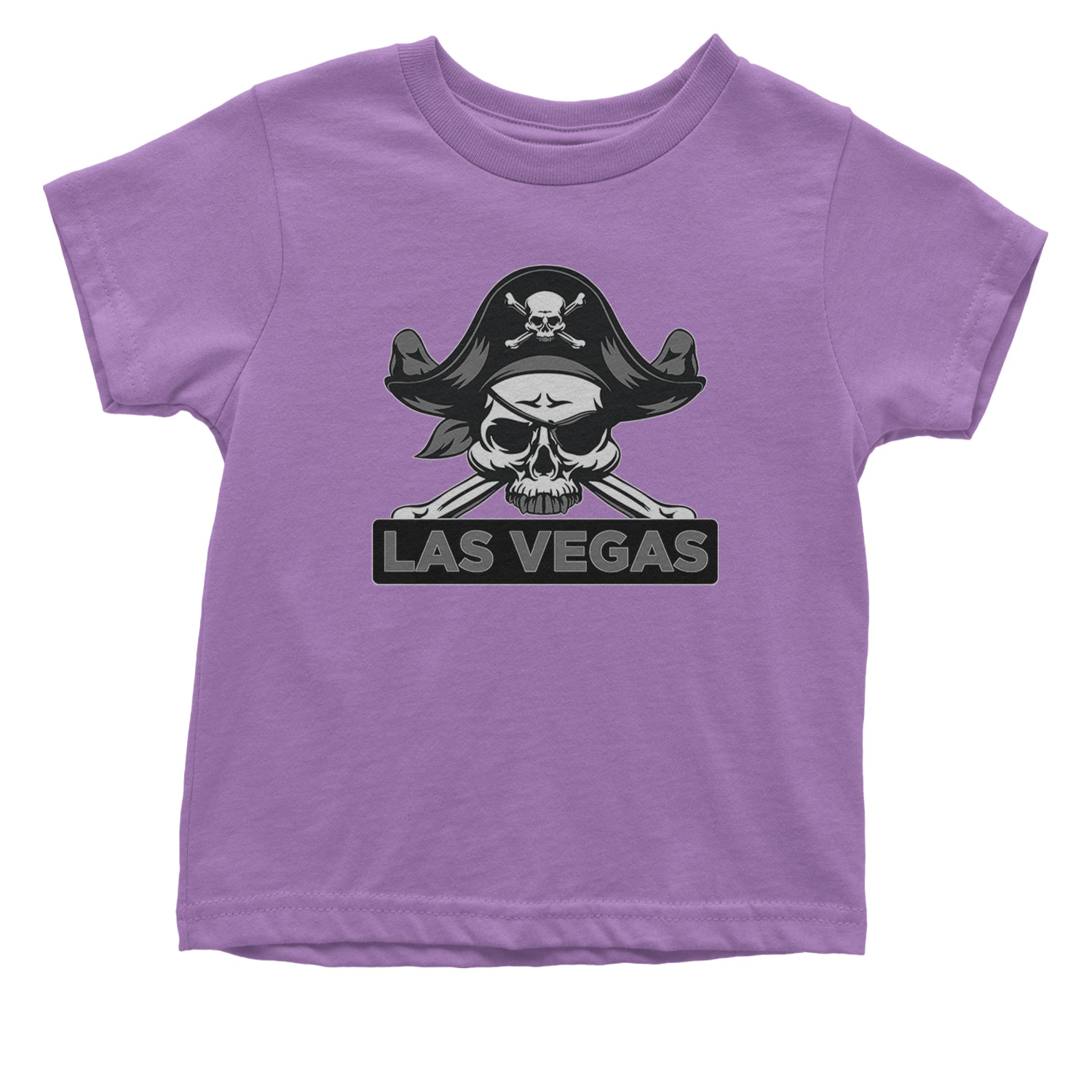 Raider Skull Straight Outta Las Vegas Infant One-Piece Romper Bodysuit and Toddler T-shirt Lavender