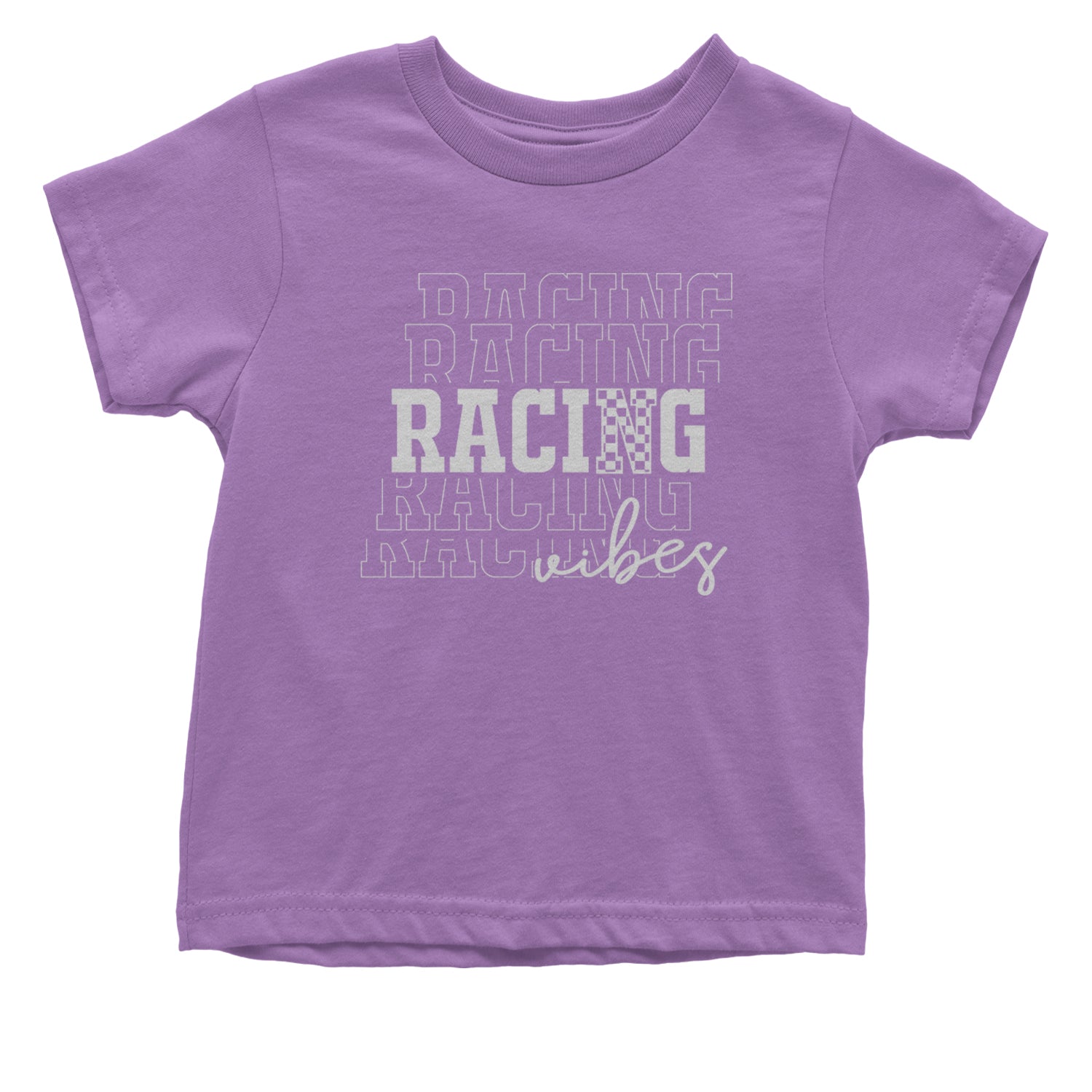 Racing Vibes Infant One-Piece Romper Bodysuit and Toddler T-shirt Lavender