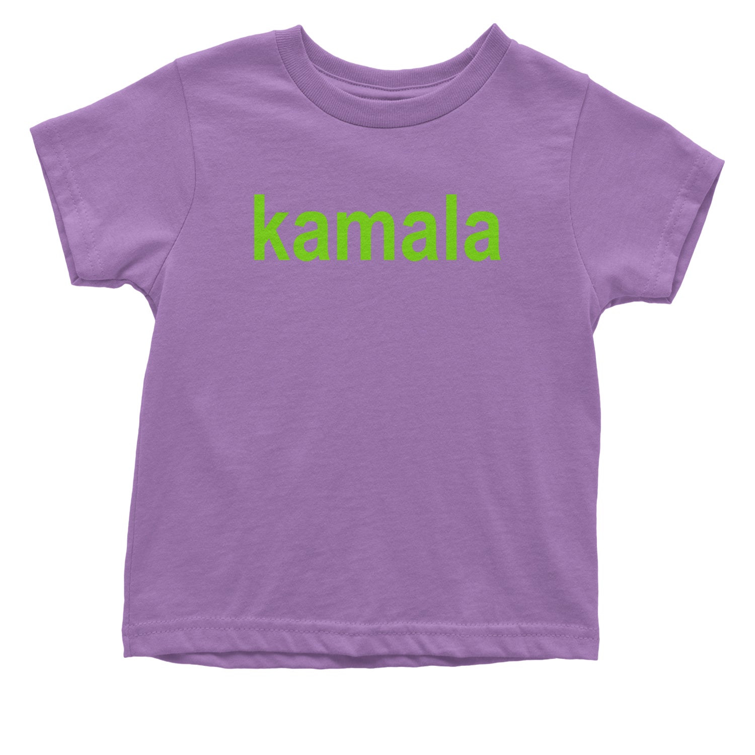 Kamala Bright Green Brat Coconut Tree Infant One-Piece Romper Bodysuit and Toddler T-shirt Lavender