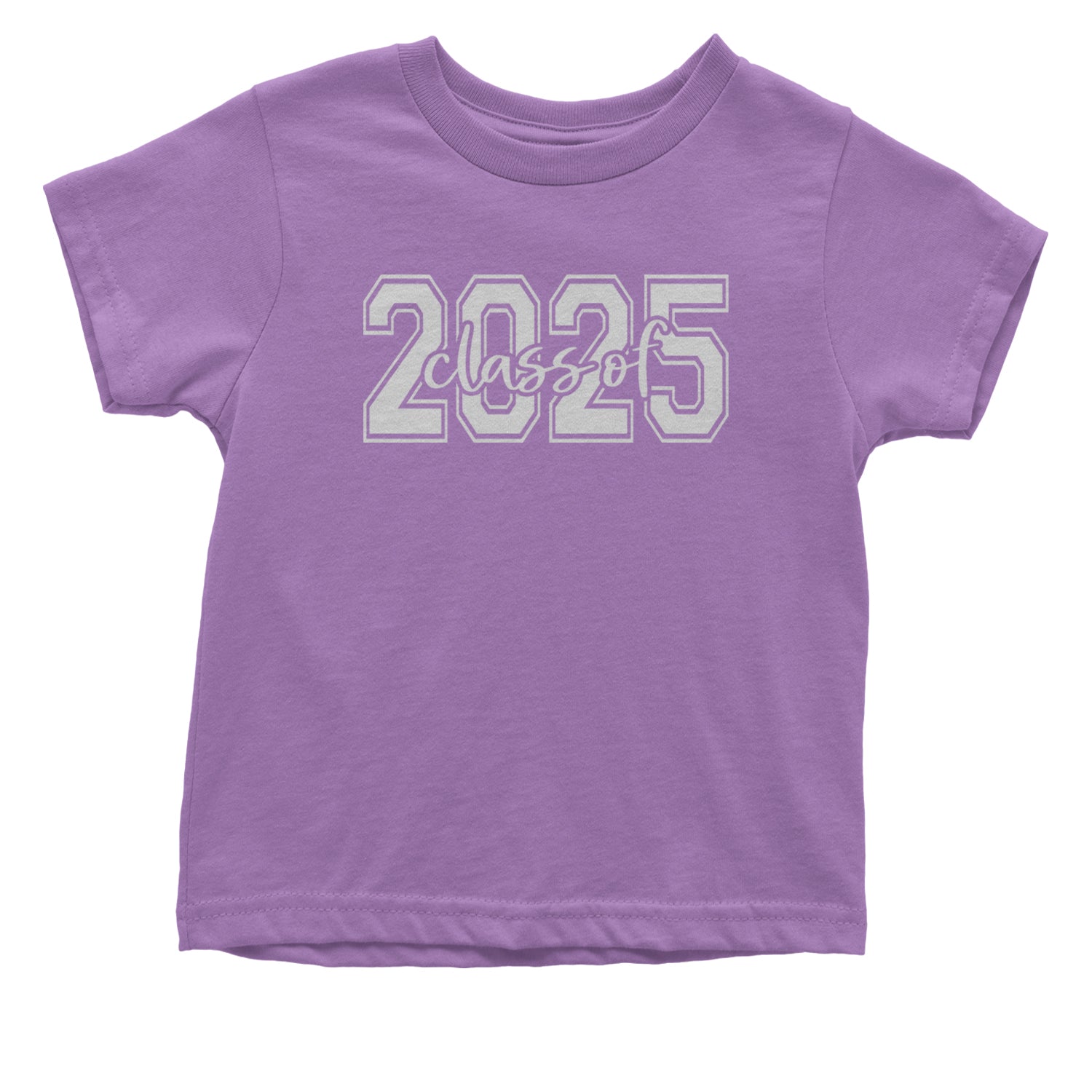 Class Of 2025 Graduation Infant One-Piece Romper Bodysuit and Toddler T-shirt Lavender