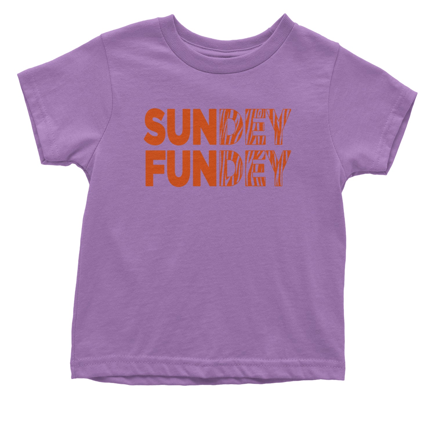 SunDEY FunDEY Sunday FundayInfant One-Piece Romper Bodysuit and Toddler T-shirt Lavender