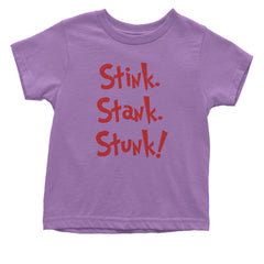 Stink Stank Stunk Gr-nch Infant One-Piece Romper Bodysuit and Toddler T-shirt Lavender