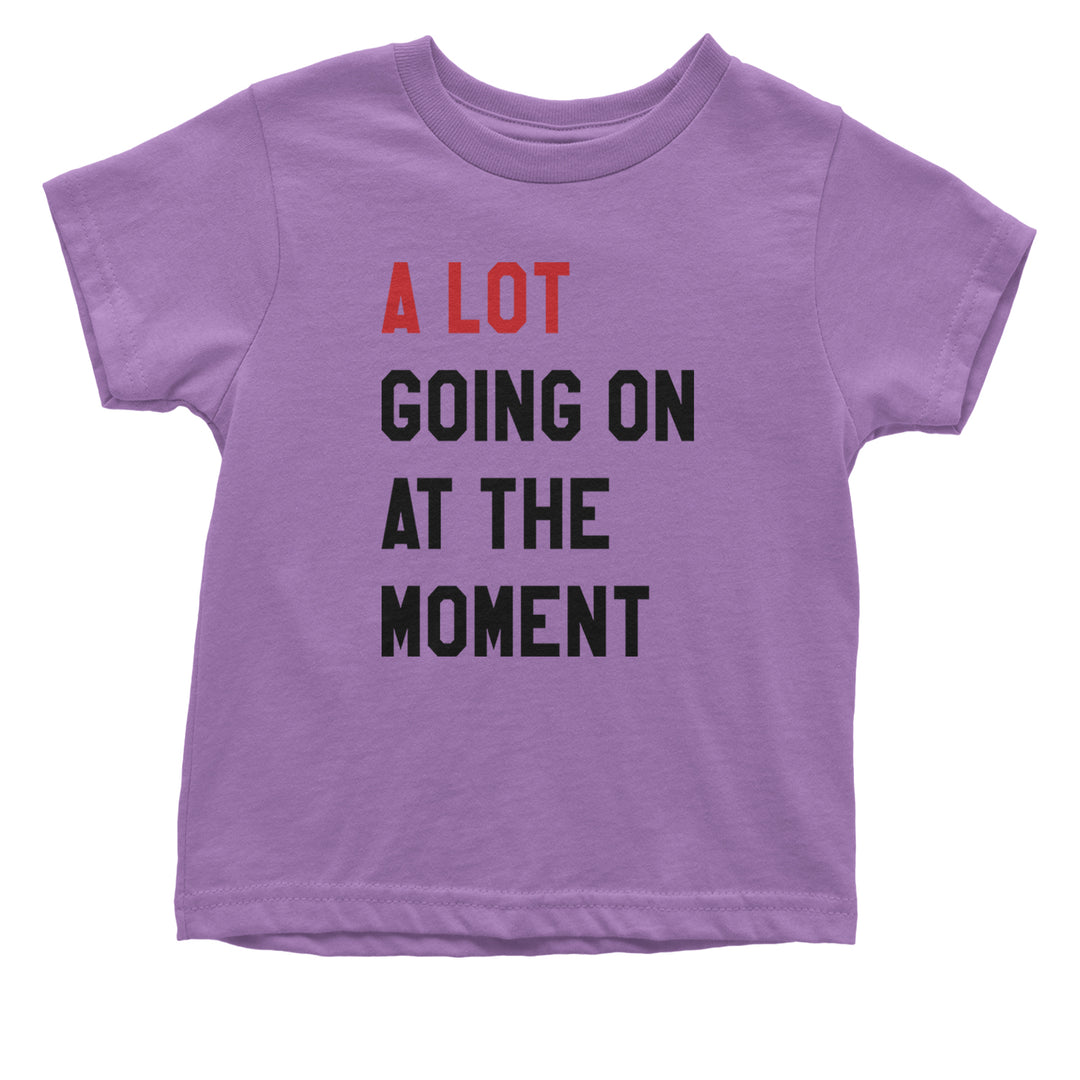 A Lot Going On At The Moment New TTPD Poet Department Infant One-Piece Romper Bodysuit and Toddler T-shirt Lavender