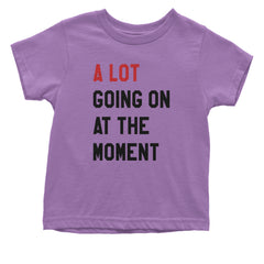 A Lot Going On At The Moment New TTPD Poet Department Infant One-Piece Romper Bodysuit and Toddler T-shirt Lavender
