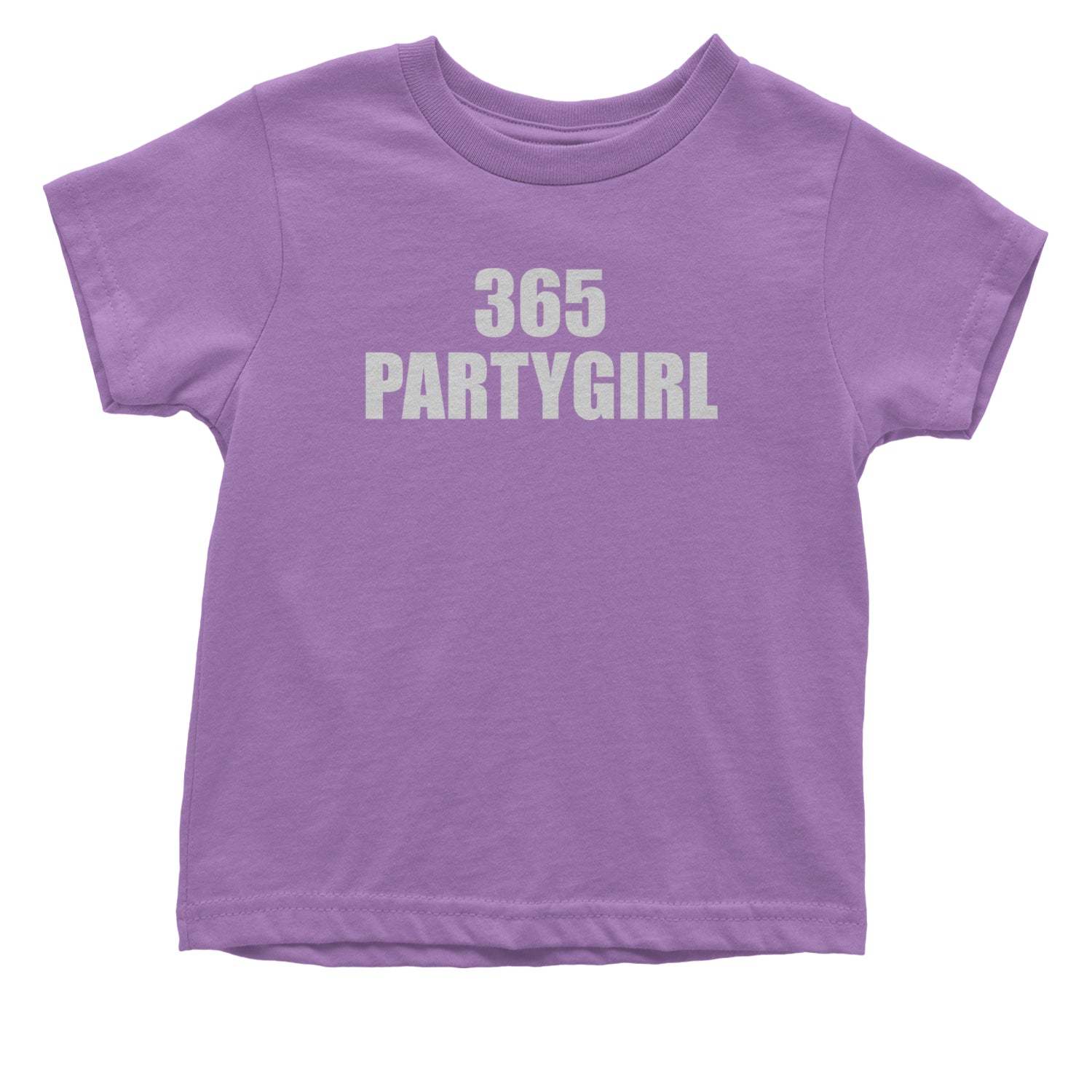 365 Party Girl Brat Girl Summer Infant One-Piece Romper Bodysuit and Toddler T-shirt Lavender