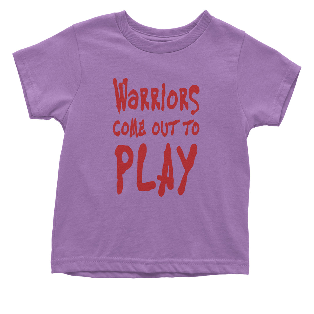Warriors Come Out To Play  Infant One-Piece Romper Bodysuit and Toddler T-shirt Lavender