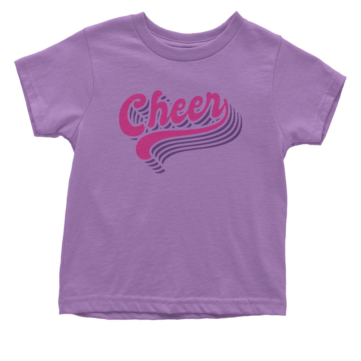 Cheer Pride Infant One-Piece Romper Bodysuit and Toddler T-shirt Lavender