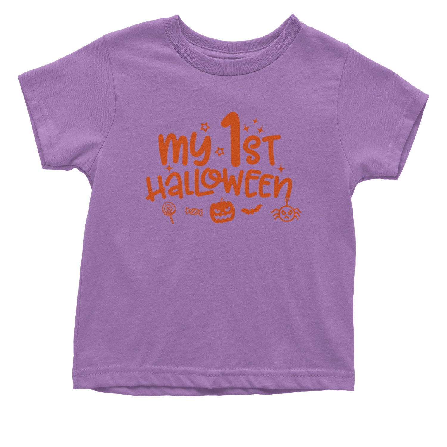 My First Halloween Infant One-Piece Romper Bodysuit and Toddler T-shirt Lavender