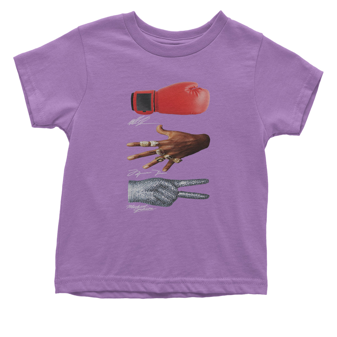 Tyson Jordan Jackson Iconic Michaels Infant One-Piece Romper Bodysuit and Toddler T-shirt Lavender