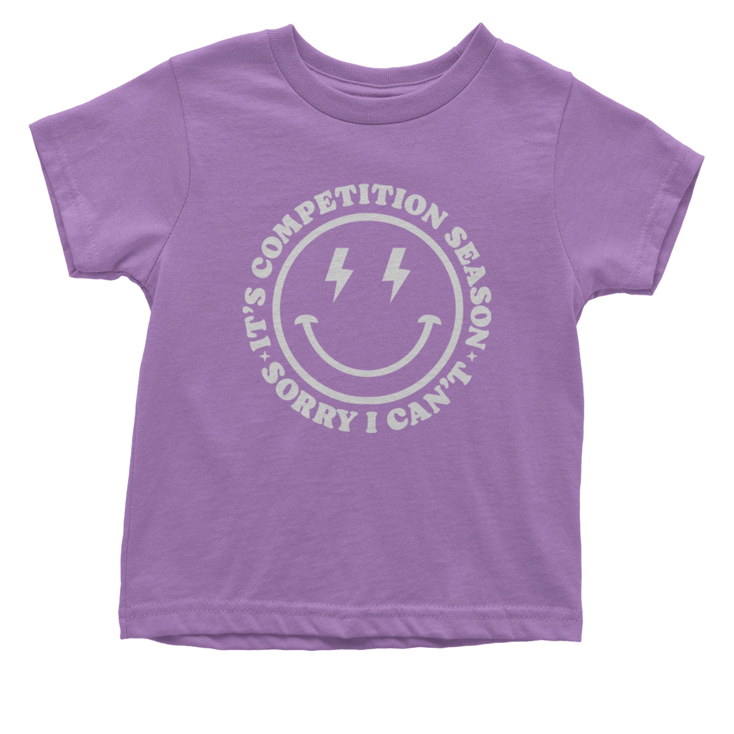 Sorry I Can't, It's Competition Season Infant One-Piece Romper Bodysuit and Toddler T-shirt Lavender