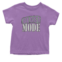 Beast Mode Training Gym Workout graphic on Onesie and Toddler T-Shirt alternate view 4