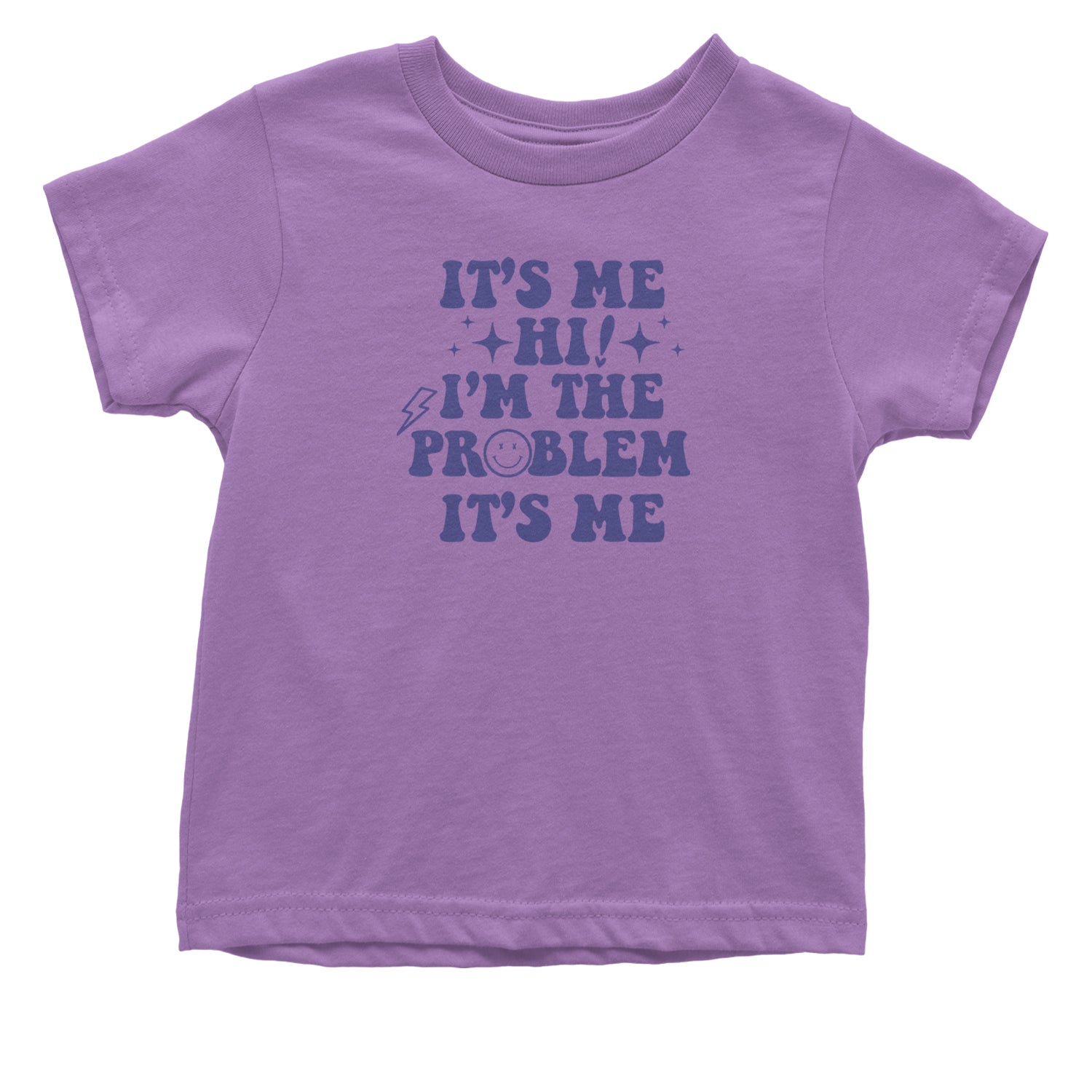 It's Me Hi I'm The Problem Infant One-Piece Romper Bodysuit and Toddler T-shirt Lavender