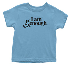 I Am Kenough Barbenheimer Infant One-Piece Romper Bodysuit and Toddler T-shirt Light Blue