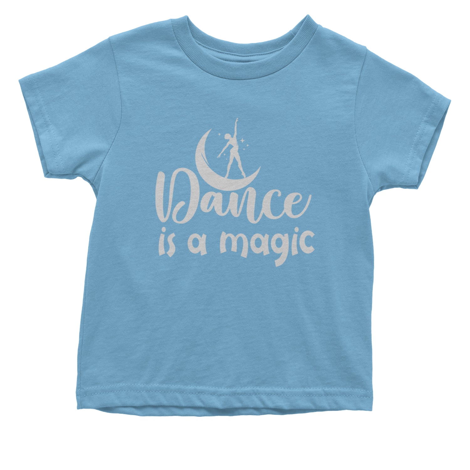 Dance Is Magic Infant One-Piece Romper Bodysuit and Toddler T-shirt Light Blue