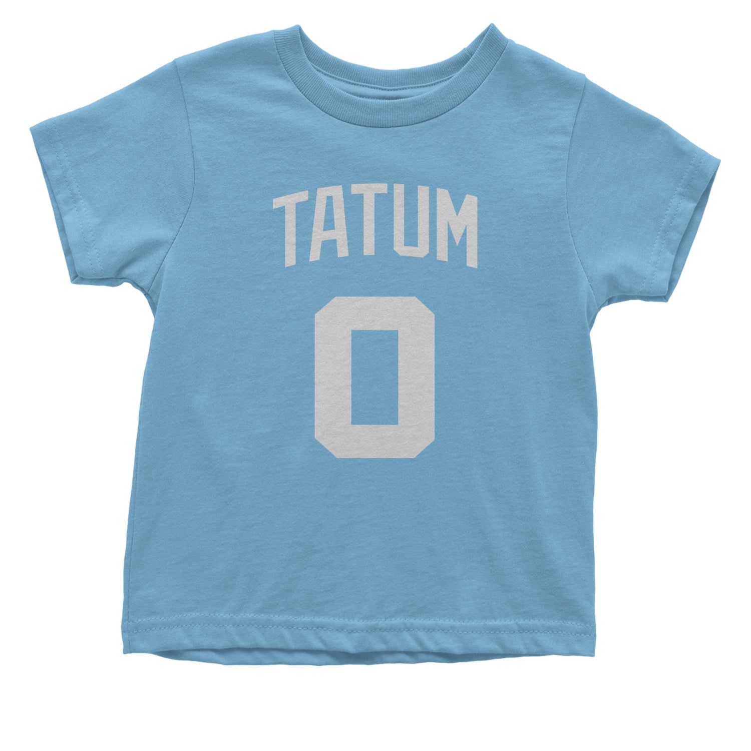 Tatum #0 Boston Basketball Infant One-Piece Romper Bodysuit and Toddler T-shirt Light Blue