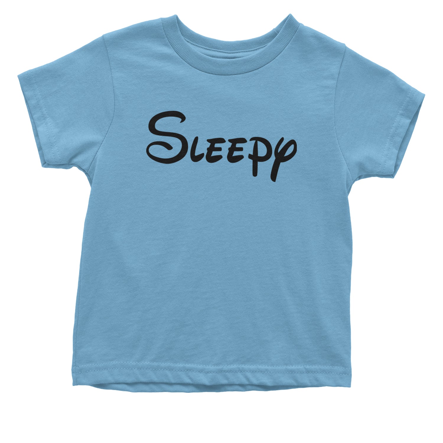 Sleepy - 7 Dwarfs Costume Infant One-Piece Romper Bodysuit and Toddler T-shirt Light Blue