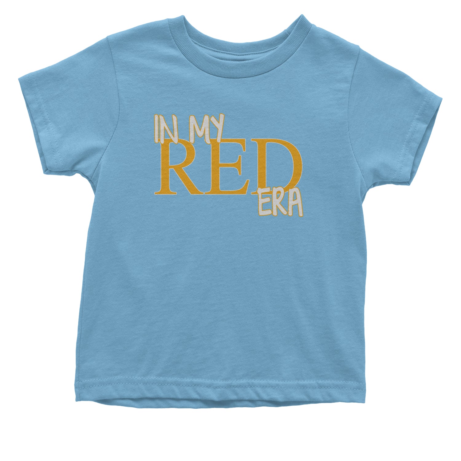 In My Red Era Kansas City Infant One-Piece Romper Bodysuit and Toddler T-shirt Light Blue