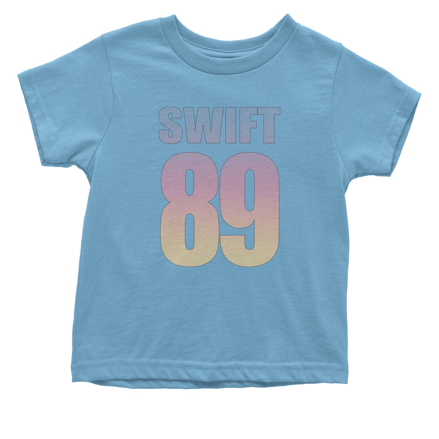 Lover Era Swift 89 Birth Year Music Fan TTPD Infant One-Piece Romper Bodysuit and Toddler T-shirt Light Blue