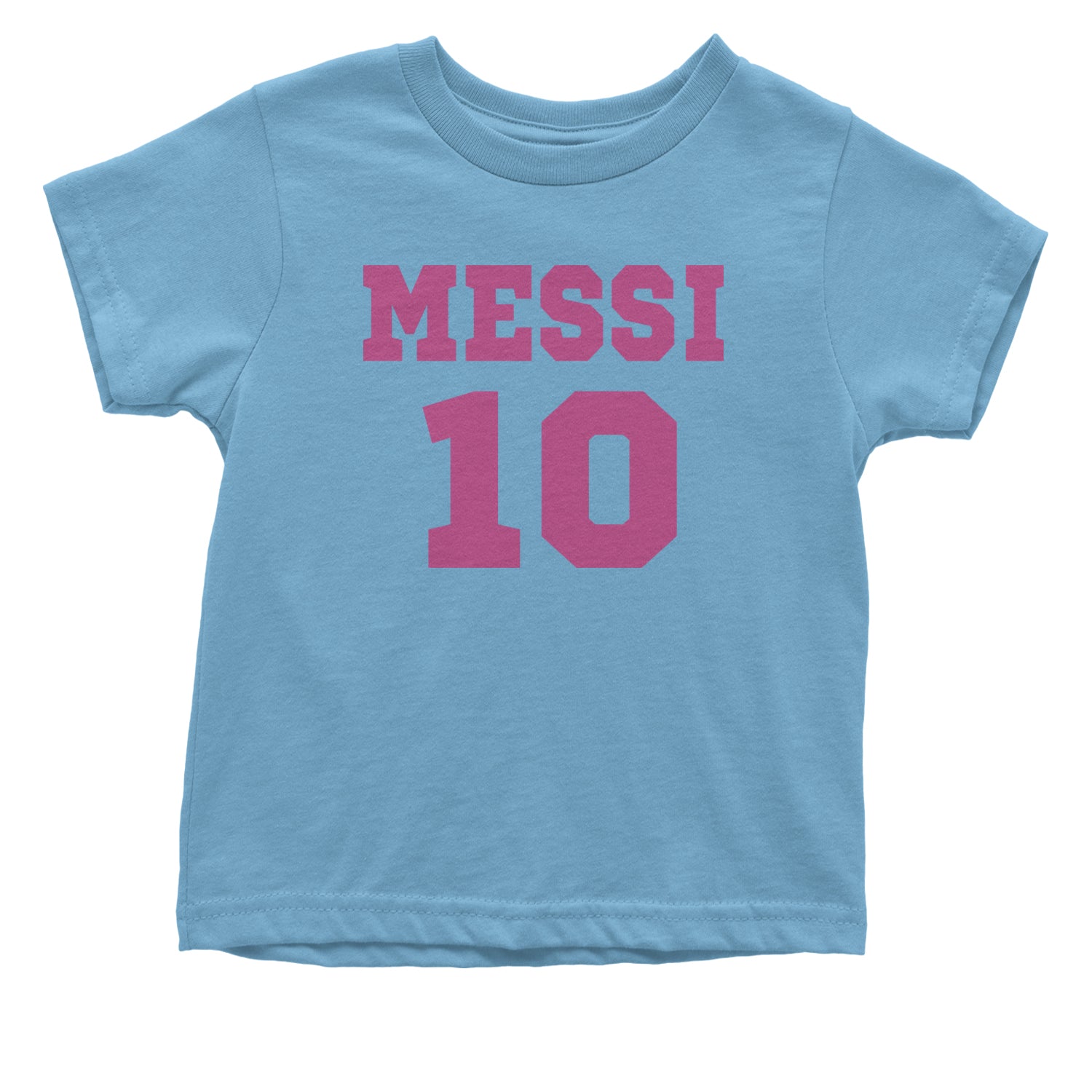 Messi World Soccer Futbol Messiami Infant One-Piece Romper Bodysuit and Toddler T-shirt Light Blue