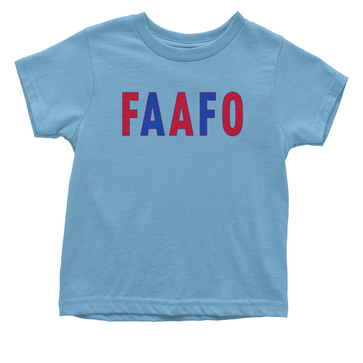 FAAFO Olympic Team USA Shirt Infant One-Piece Romper Bodysuit and Toddler T-shirt Light Blue