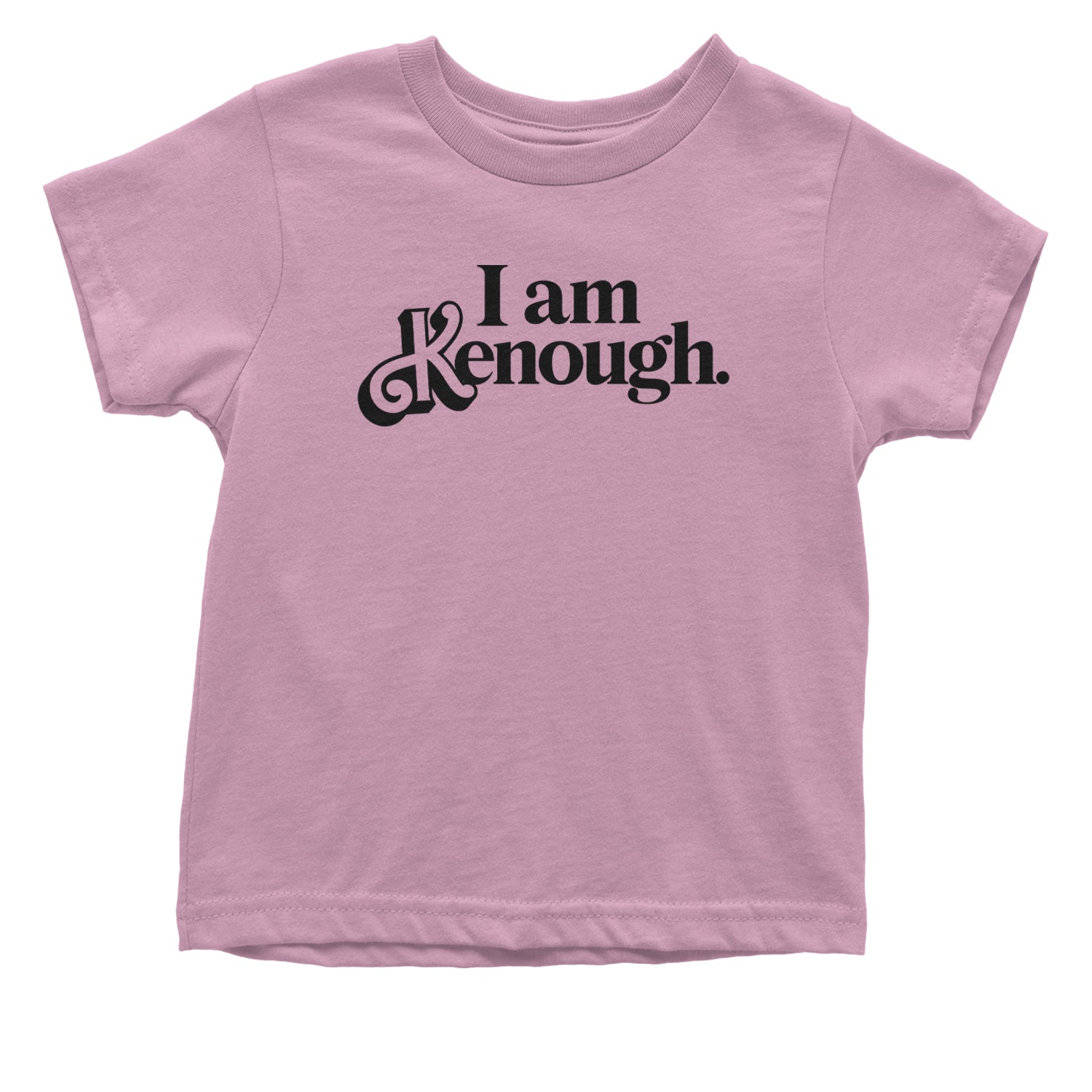 I Am Kenough Barbenheimer Infant One-Piece Romper Bodysuit and Toddler T-shirt Light Pink