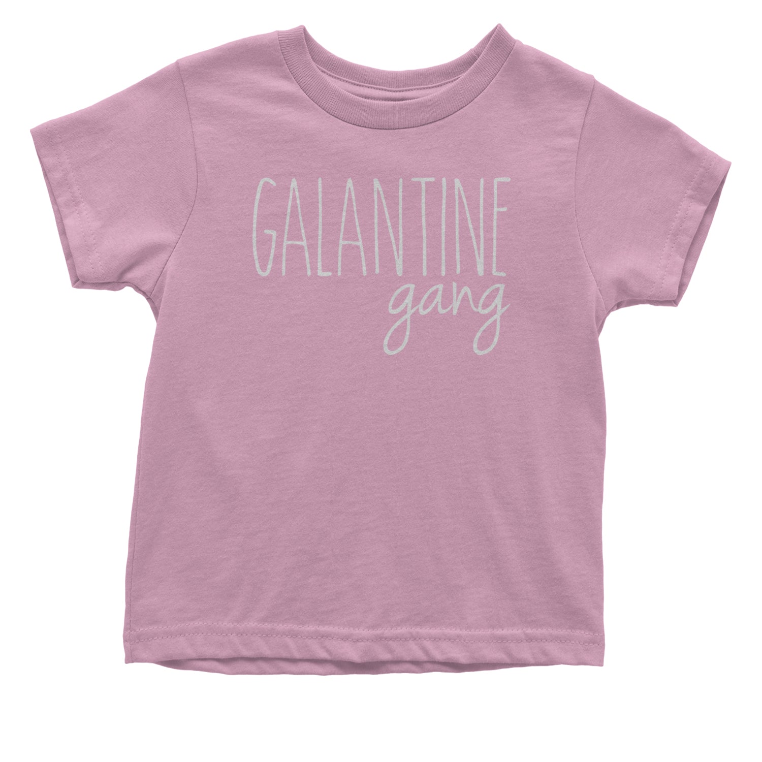 Galentine Gang Valentine's Shirt Infant One-Piece Romper Bodysuit and Toddler T-shirt Light Pink