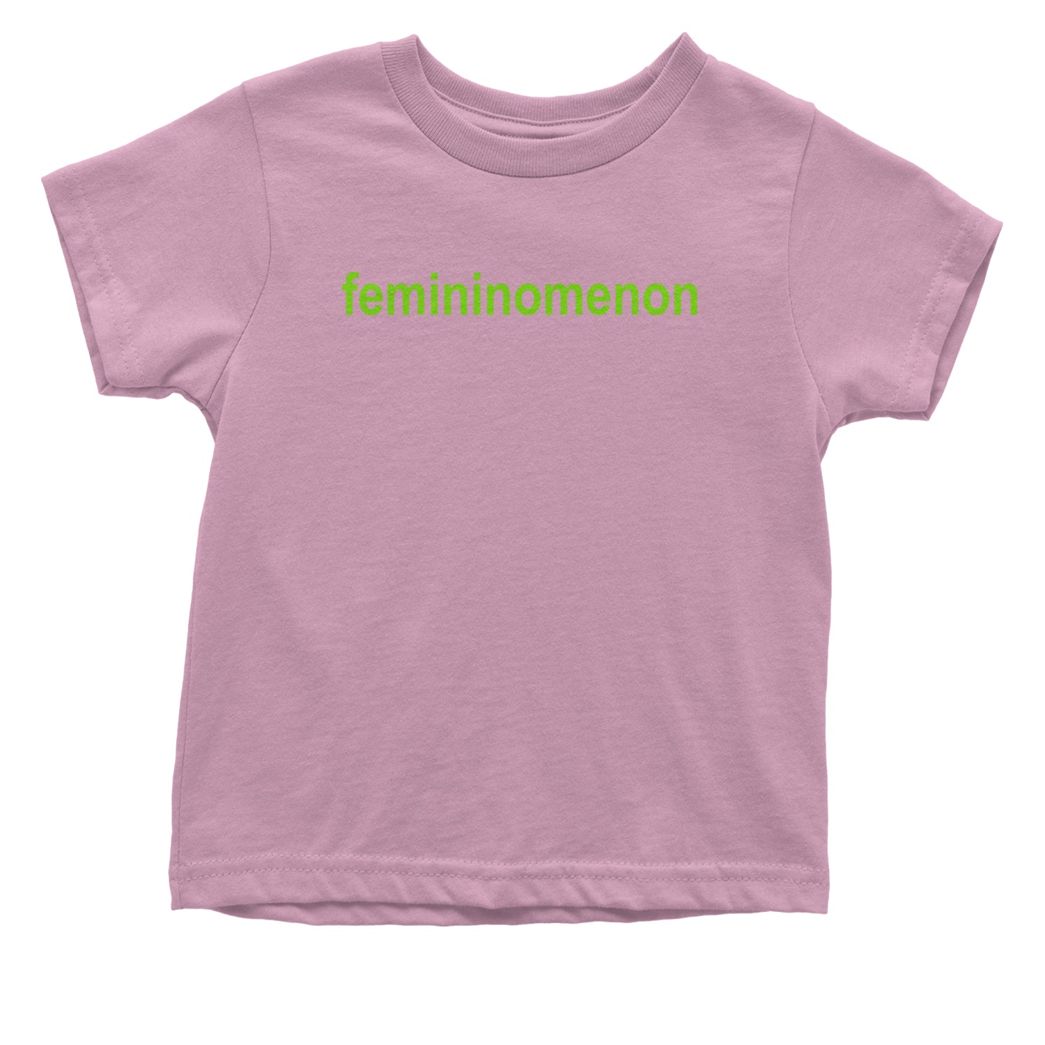 Femininomenon Female Empowerment Infant One-Piece Romper Bodysuit and Toddler T-shirt Light Pink